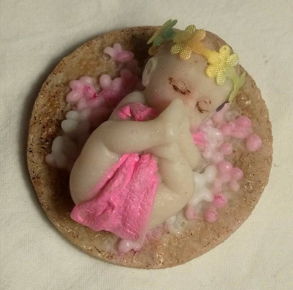 Babyzeepje op beschuit met muisjes 087.