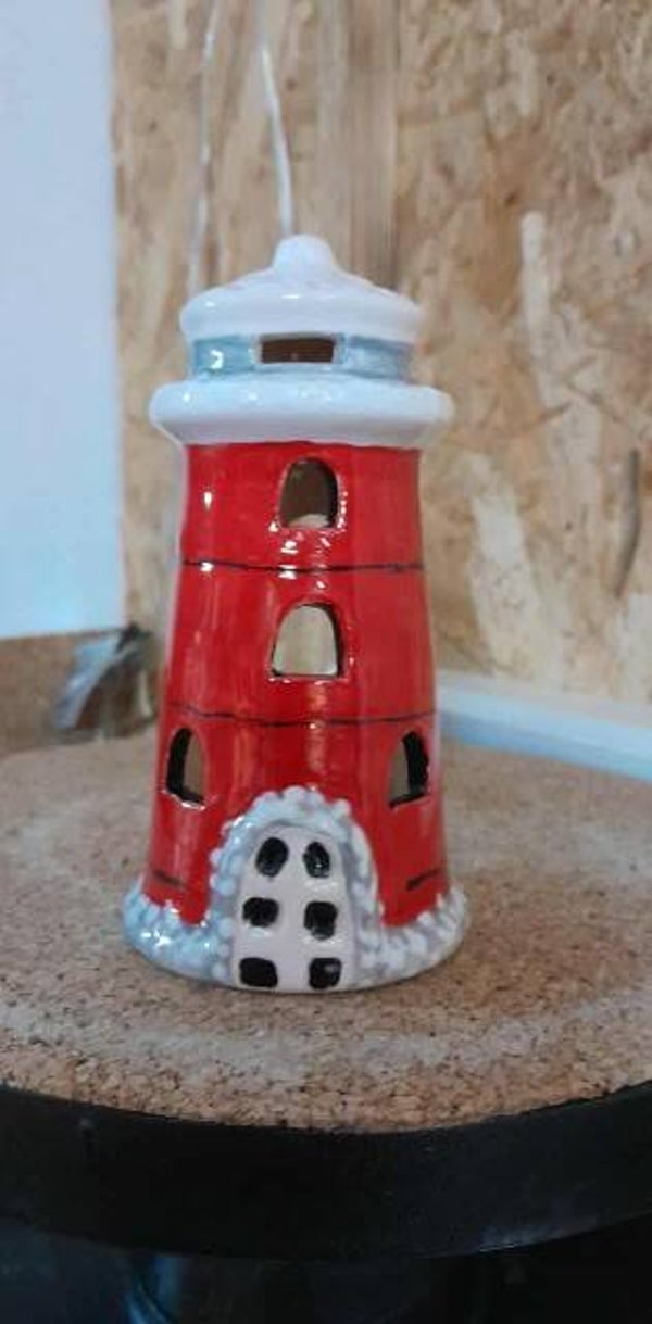 lighthouse tea light