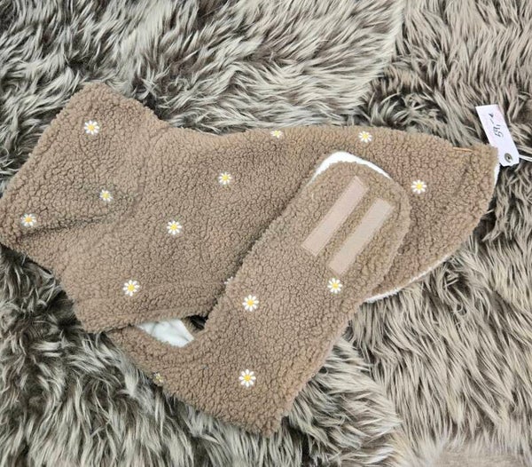 Hundemantel Blümchen Rückenlänge 33-37cm