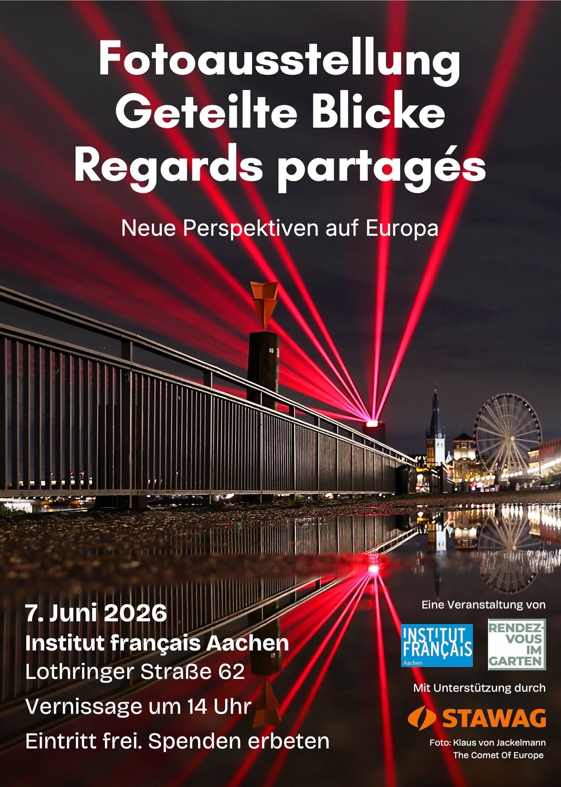 Ankündigung der Fotoausstellung