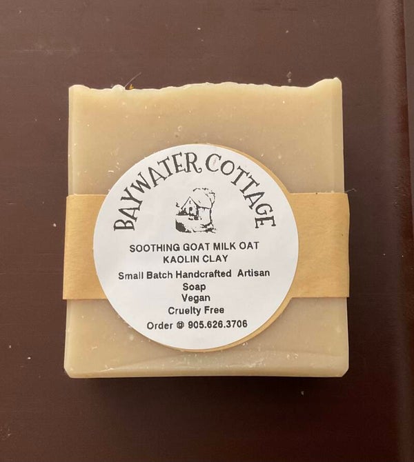 SOOTHING GOAT MILK OAT KAOLIN  CLAY