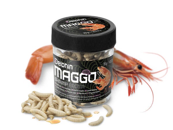 Artificial bait Delphin MaggoX Pop Up Schrimp