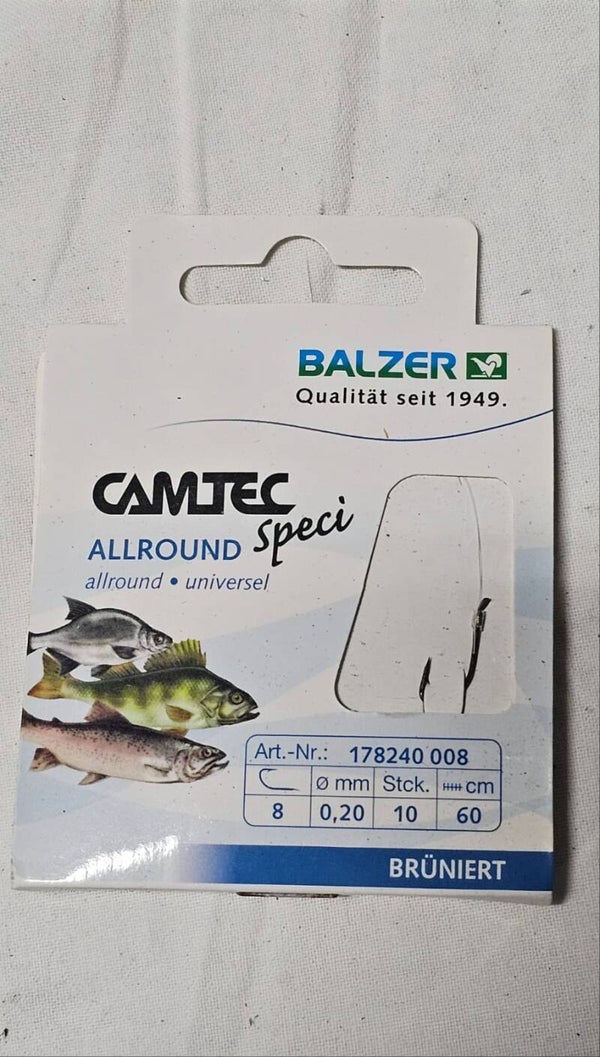 Balzer Camtec Hooks (Allround Speci)  Size 8 / 0,20mm /60cm