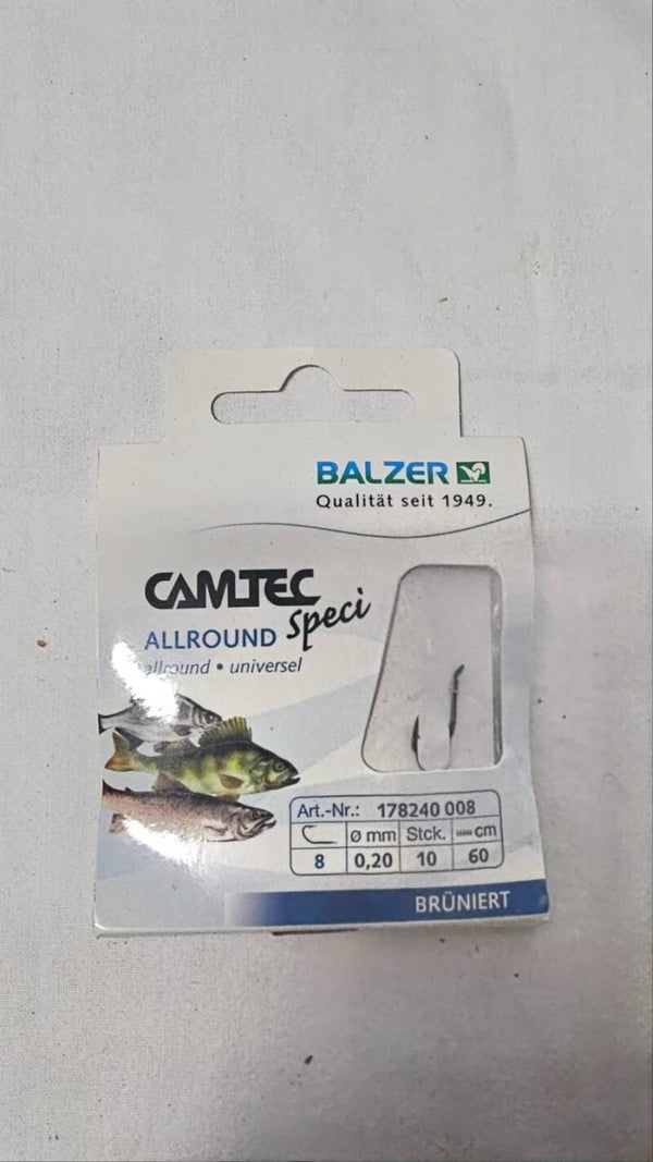Balzer Camtec hooks  (Allround Speci)  Size 8 / 0,20mm