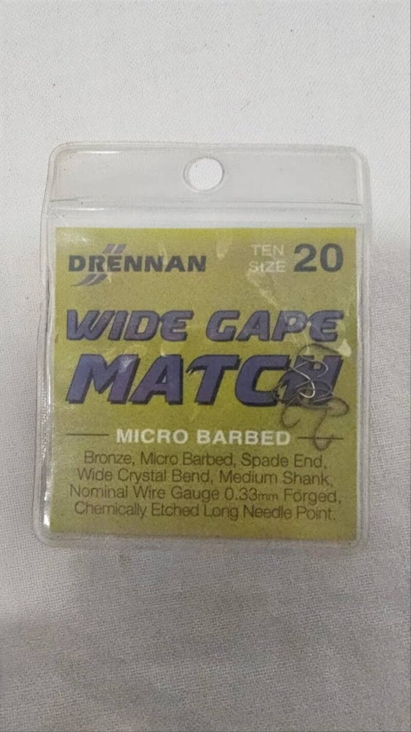 Brennan Hooks (Wide Cape Match) Size 20