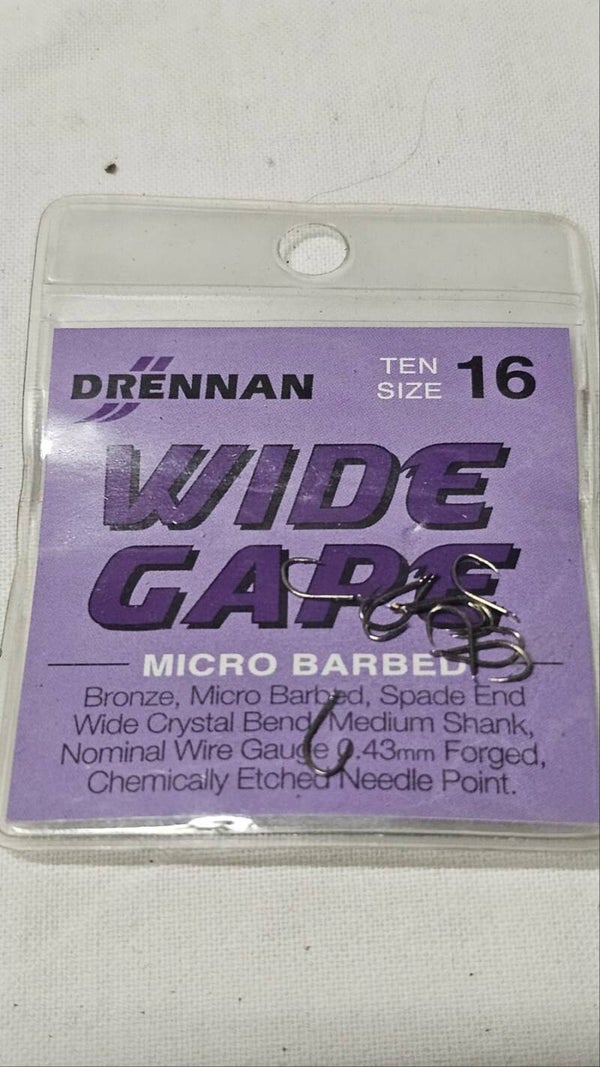 Brennan Wide Cape Hooks  Size 16