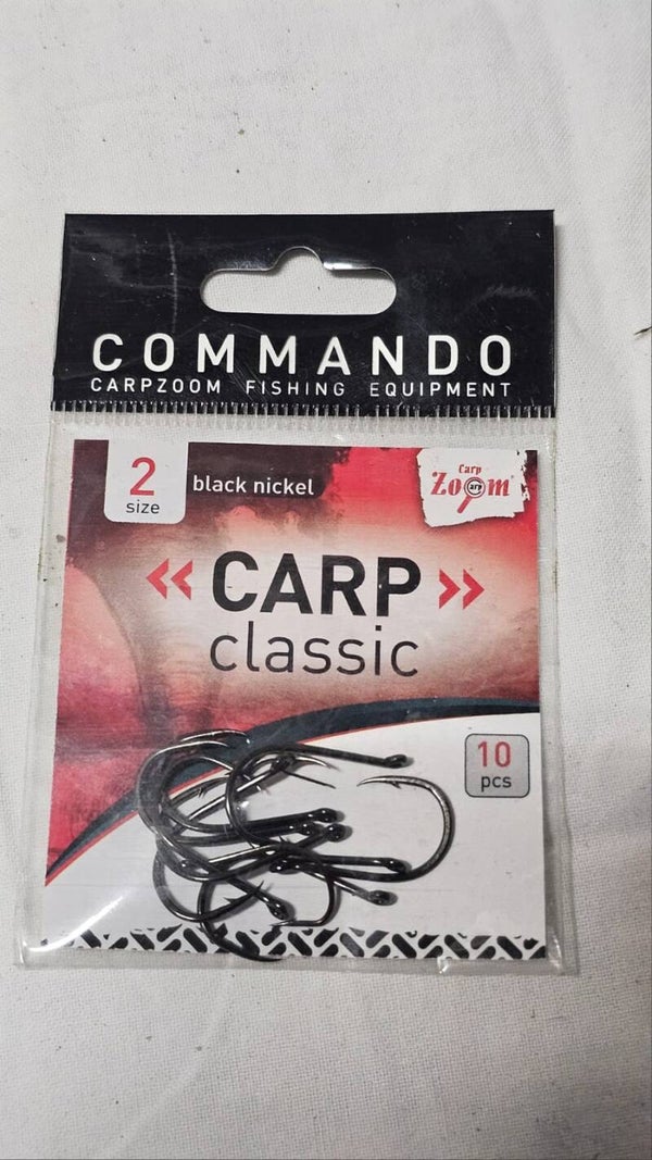 Commando Carp Zoom (Black Nickel) Carp Classic Size 2
