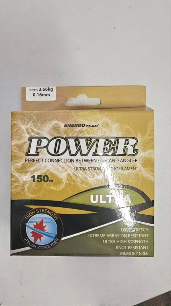 Energo Team Power (Ultra)  150m / 0,16mm / 3,66kg.