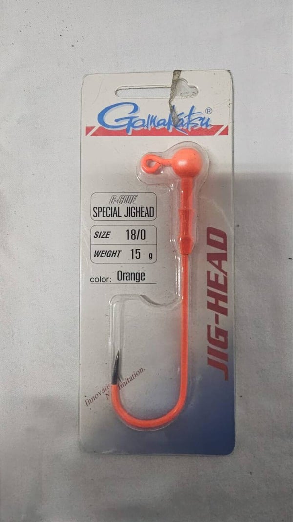 Galnakatsu Jig-head (Orange)  Size 18/0 , 15gram