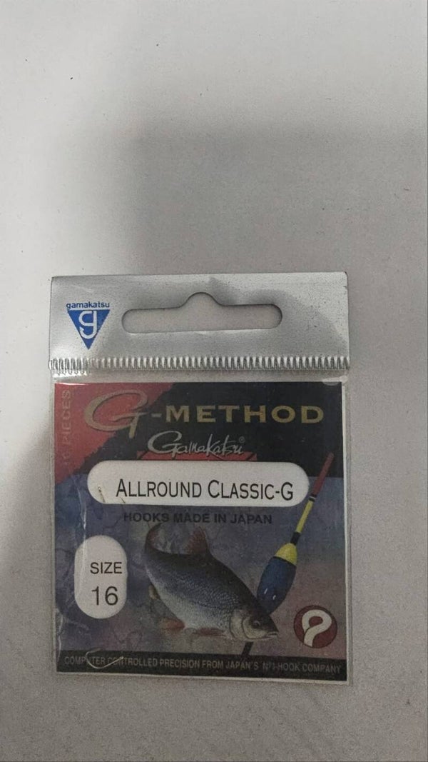 Gamakatsu Hooks G method (Allround classic G)  Size 16