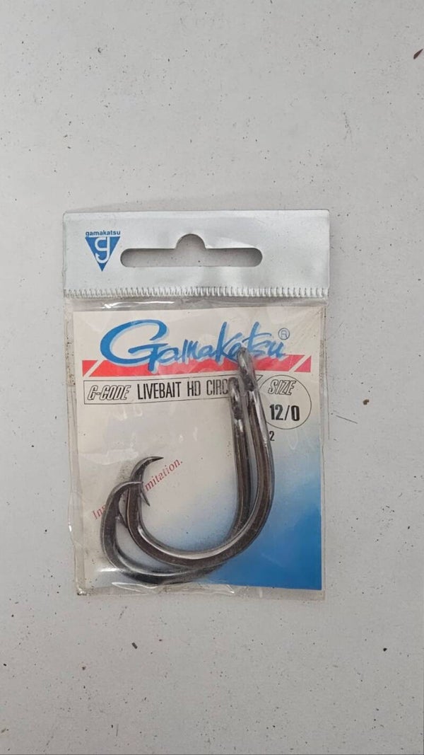 Gamakatsu Livebait HD circle hook size 12