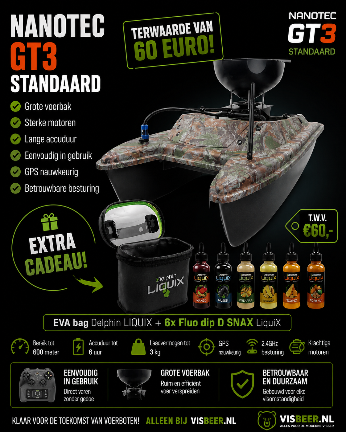 Nanotec GT3 Standaard voerboot