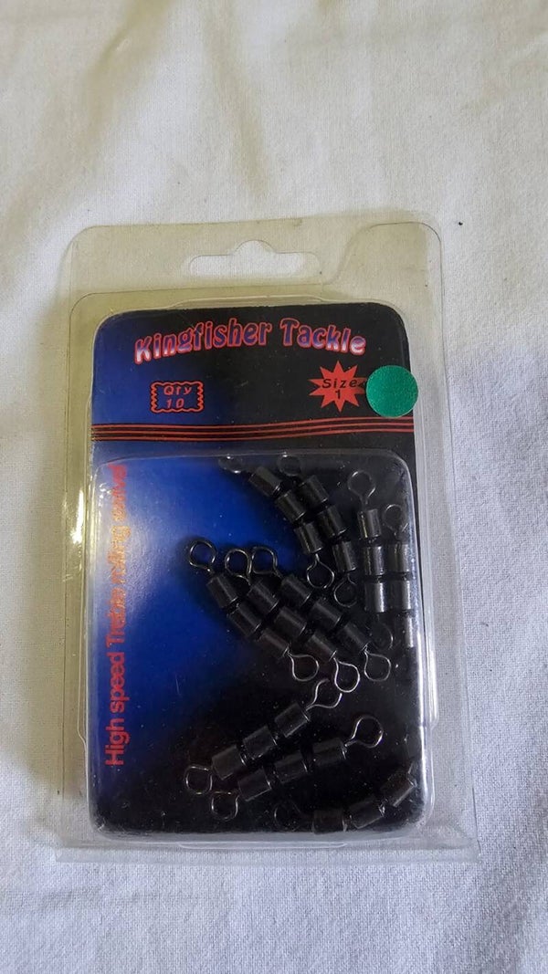 King fisher Tackle (High speed treble rolling swivel (Size 1)