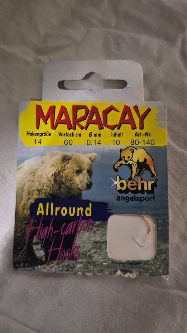 Maracay Allround High Carbon Hooks size 14 60cm 14mm
