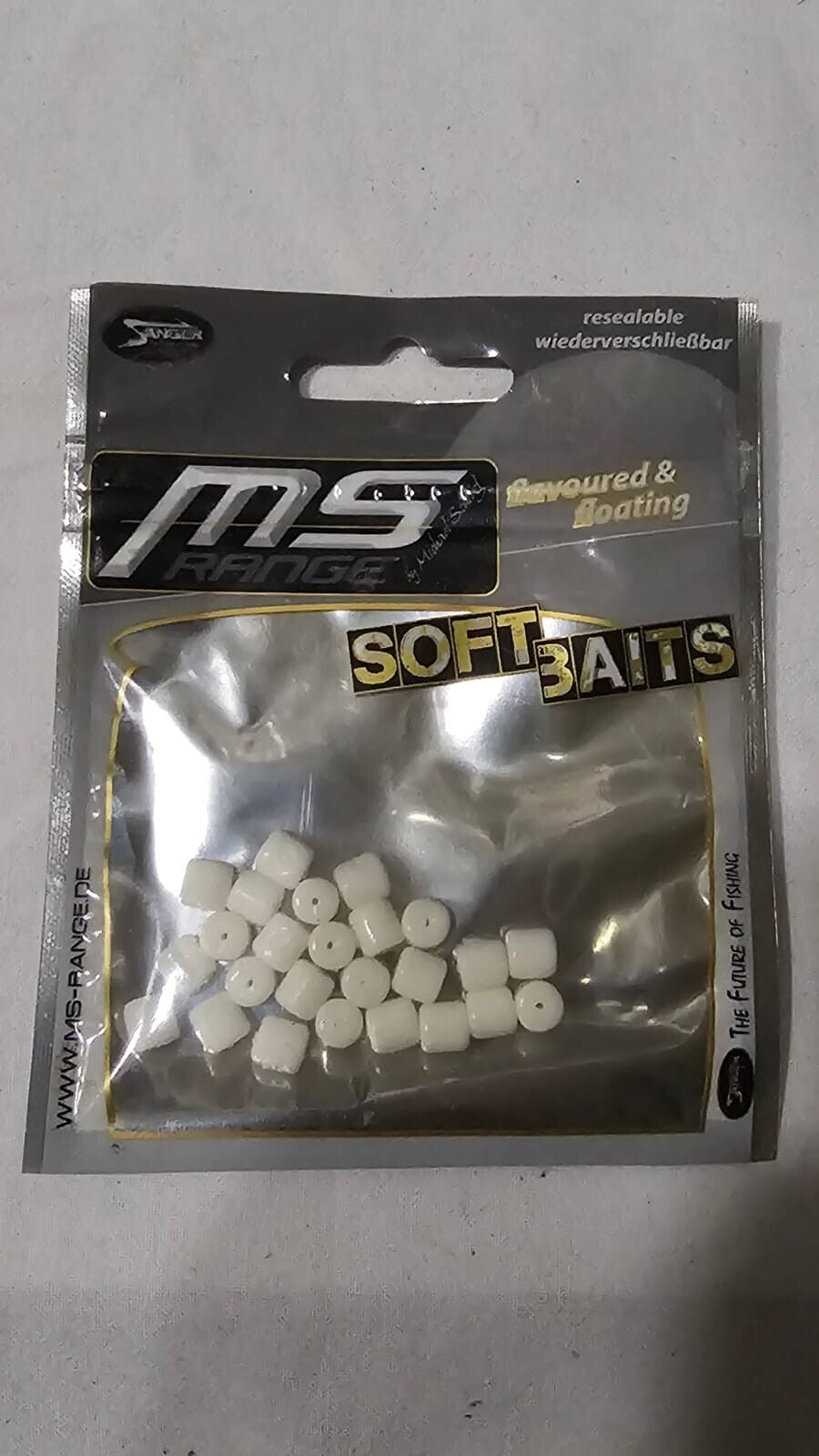 MS Range Soft Baits Pellets White 6mm