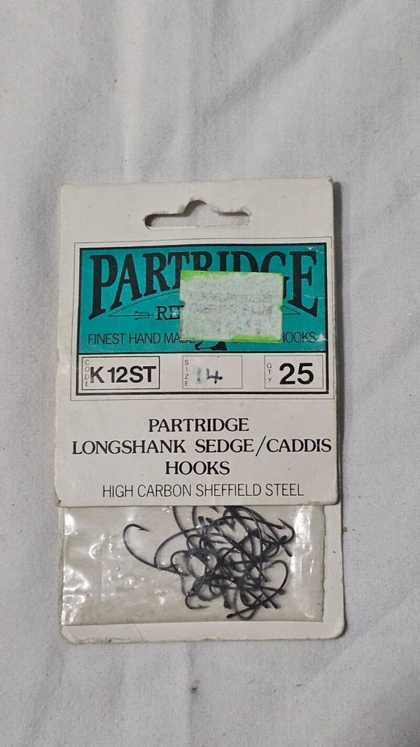 Partridge Longshank sedge /Caddis Hooks.