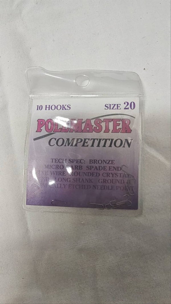Polemaster Competition hooks Size 20