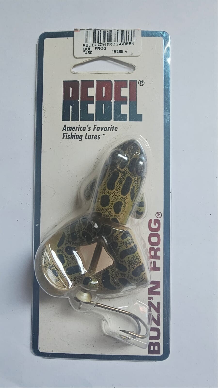 Rebel Fishing Lure Buzz'n Green Bull Frog