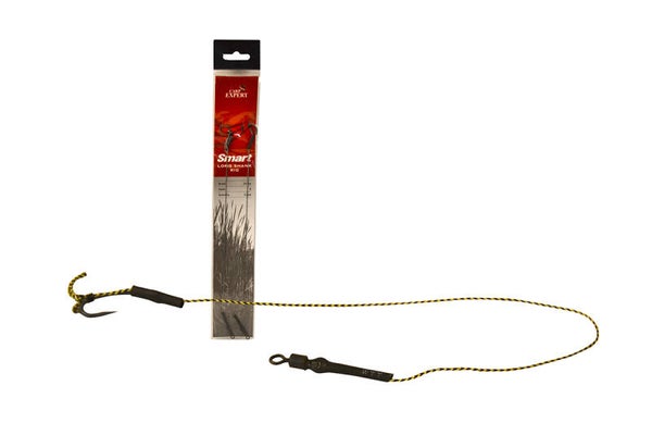 Smart Long shank rig van Carp Expert onderlijn 25LB, haakmaat 2, 4, 6 en 8, 2st.
