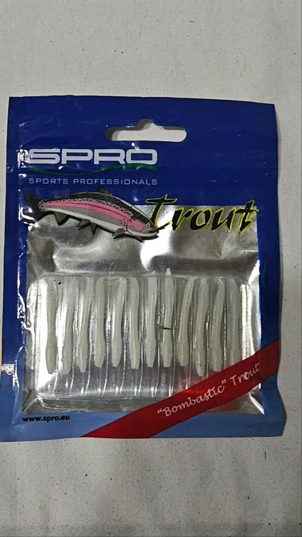 Spro Bombastic Trout White Small 12stuks