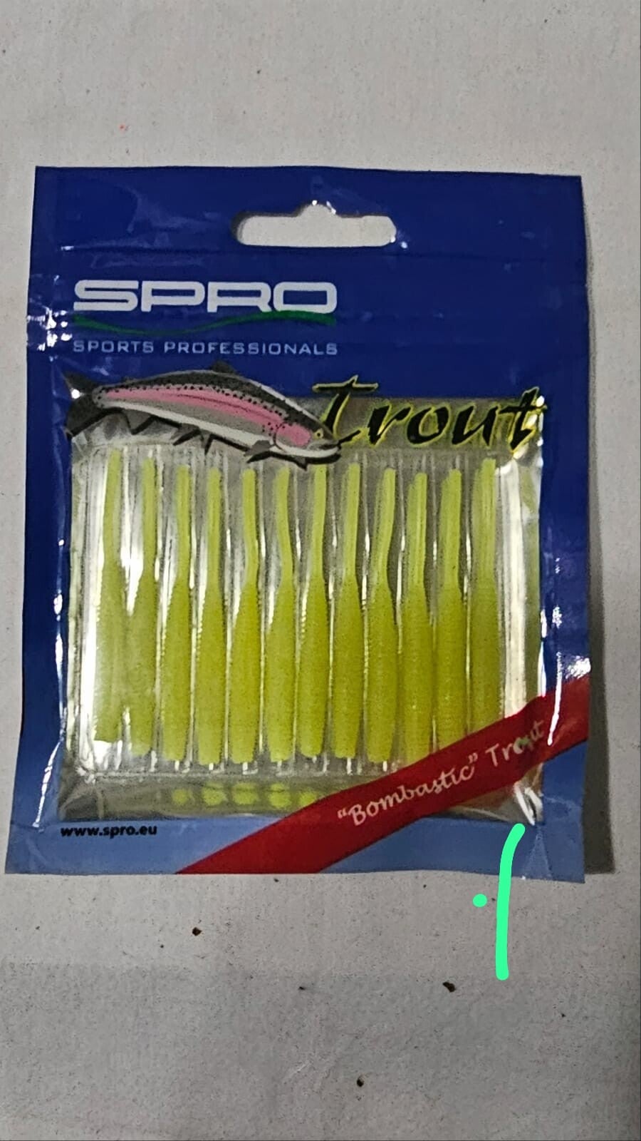 Spro Bombastic Trout Yellow 12stuks
