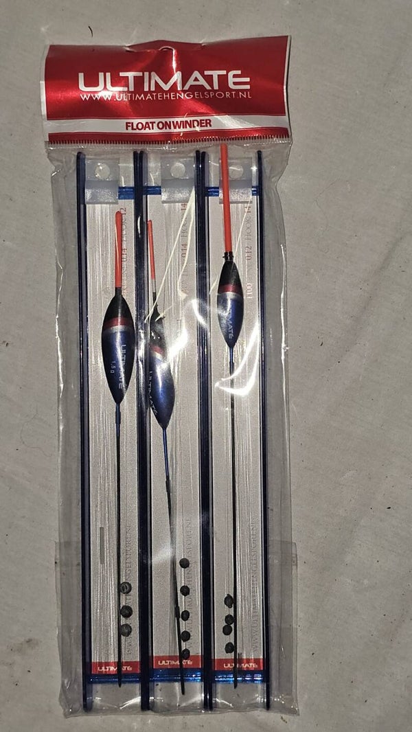 Ultimate witvis 3 dobbers 0,75, 1,00 en 1,5 gram