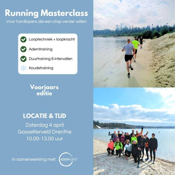 Ademcoaching samenwerkingen - Running Masterclass