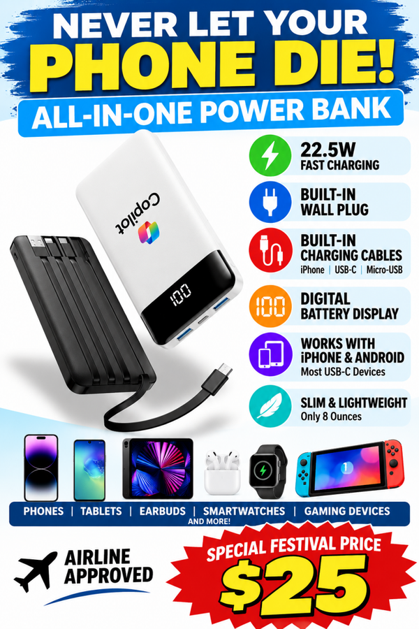ALL IN ONE POWER BANK