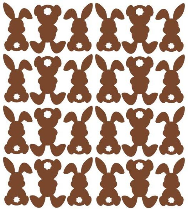 Raamsticker Paashaasjes