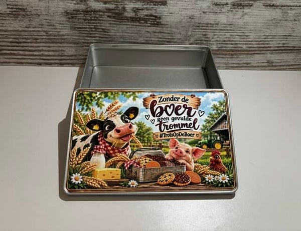 Trommel rechthoekig boer