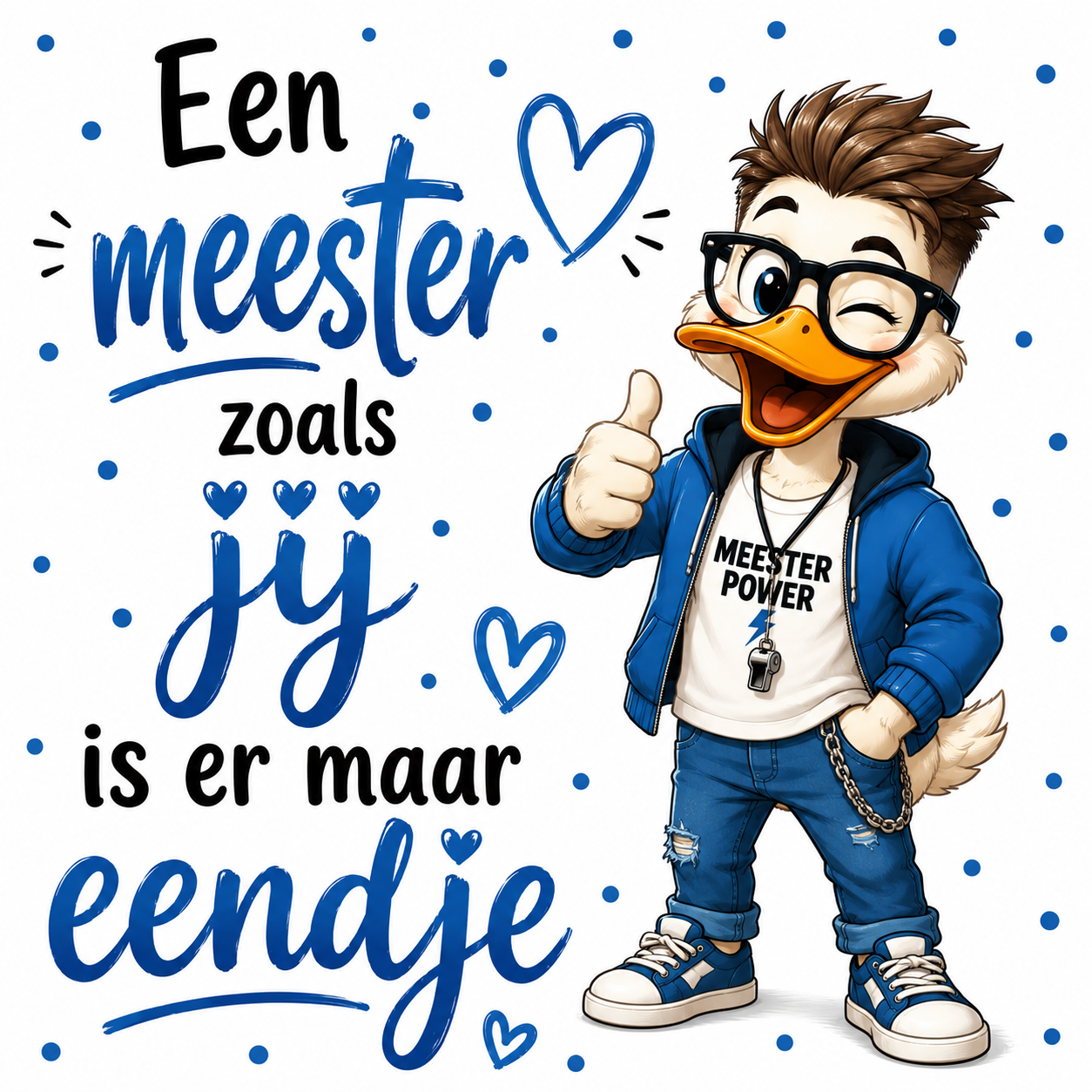 Tegeltje Einde Schooljaar Meester