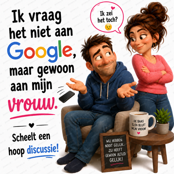 Ik vraag het niet aan google