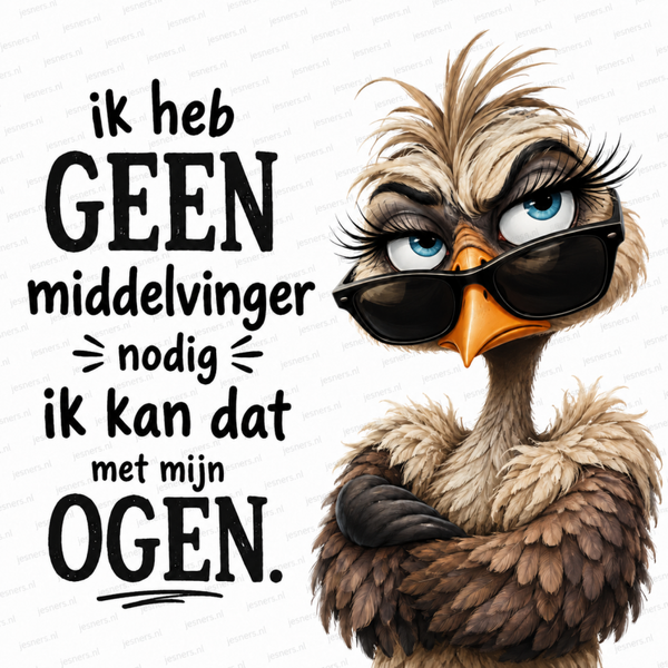 Ik heb geen middelvinger nodig