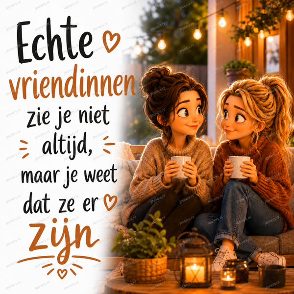 Echte vriendinnen...