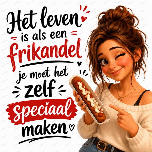 het leven is als een frikandel