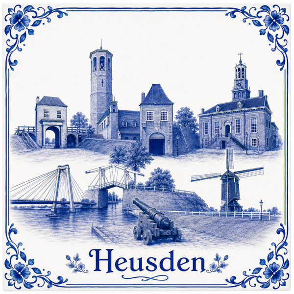 Stads tegeltje Heusden