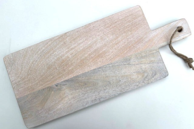 Hapjesplank mango wood 61x25 cm