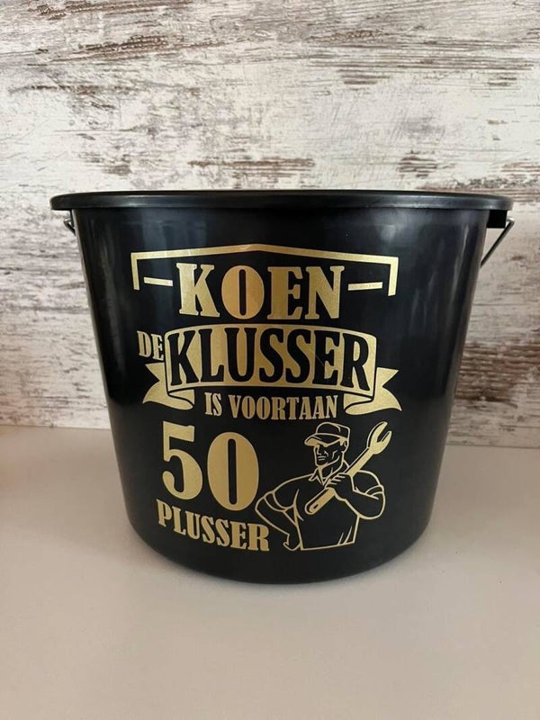 Cadeau emmer klusser 50 plusser