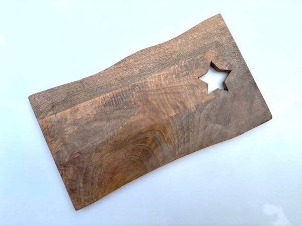 Hapjesplank mango wood 40x22 cm