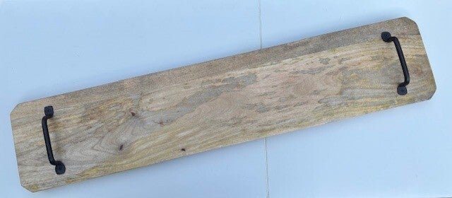 Hapjesplank XL mango wood 95x20 cm