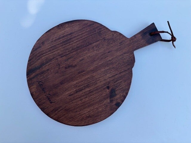 Hapjesplank hardhout Ø 30 cm