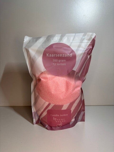 Kaarsen zand `MAKE IT YOURSELF` Rose 500 gram Homebound