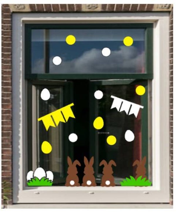 Raamsticker Pasen
