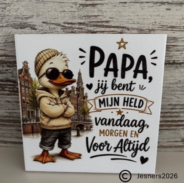tegeltje papa