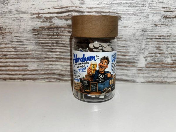 Puzzel in een potje Abraham