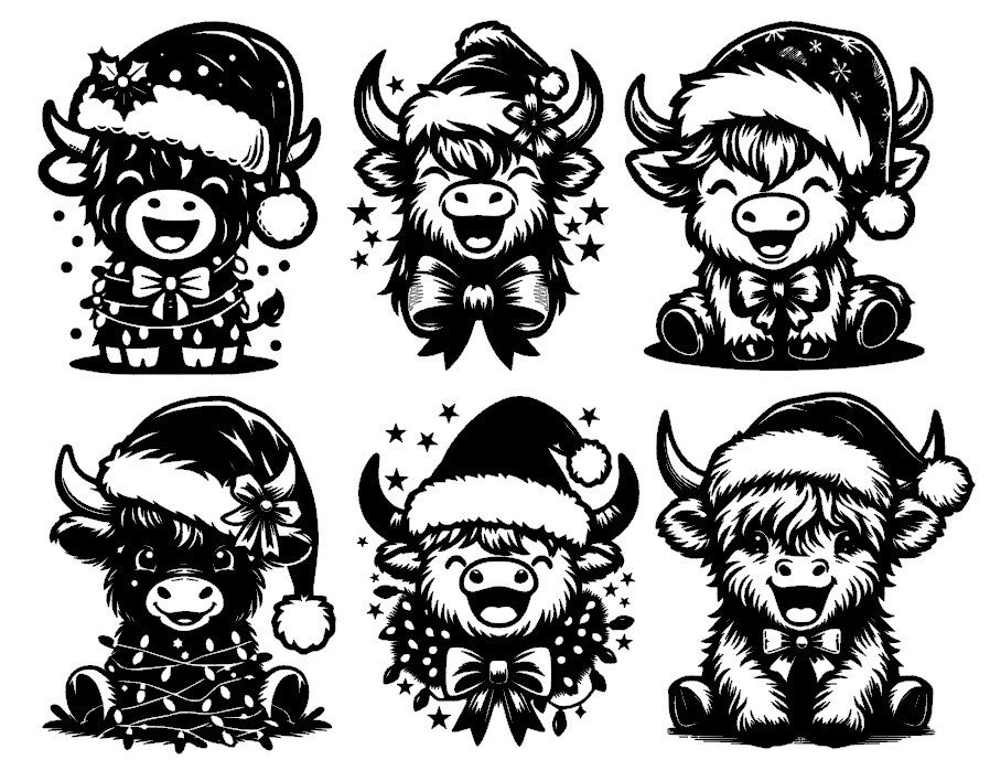 Set High Landers kerst