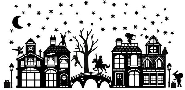 Raamsticker Sint 460x1000mm