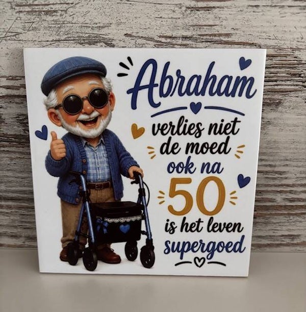tegeltje abraham