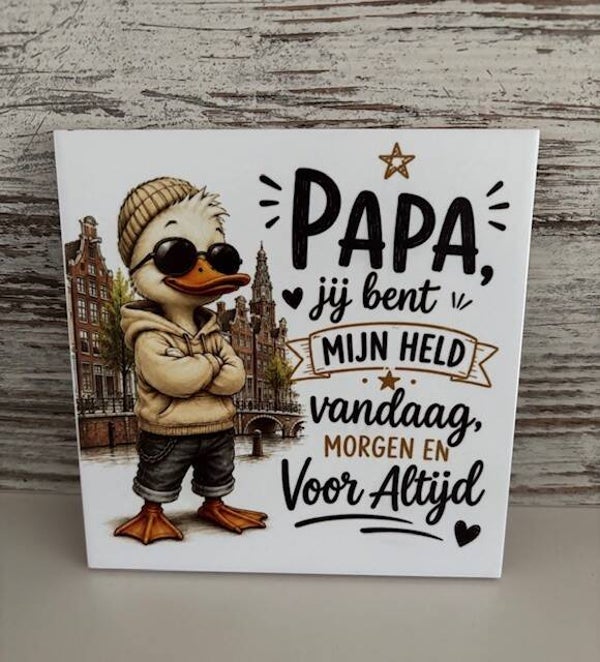 tegeltje papa
