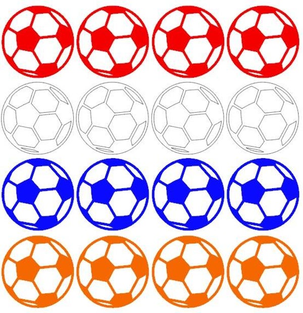 Raamsticker voetballen